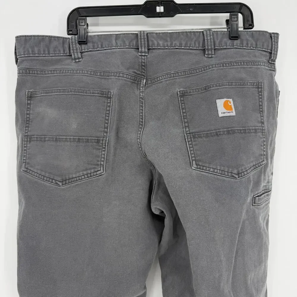 Carhartt‎ Cargo Pants Mens 40X30 (38x28 ACTUAL) Gray Relaxed Fit Workwear